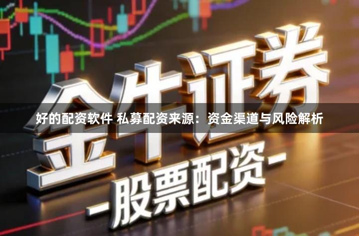 好的配资软件 私募配资来源：资金渠道与风险解析